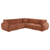 Elysia 5 Piece Modular Sectional Sofa in Coral Fabric by Coaster - 551891-SETA - Image 2 of 0