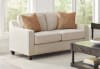 Christine 2 Piece Sofa Set in Beige Chenille Fabric by Coaster - 552061-S - Image 3 of 0
