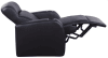 Cyrus 5 Piece 4 Seater Home Theater Seating in Black Leather by Coaster - 600001-S4B - Image 4 of 0