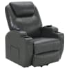 Sanger Upholstered Power Lift Massage Recliner in Charcoal Grey by Coaster - COA-600498P - Image 1 of 0