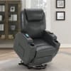 Sanger Upholstered Power Lift Massage Recliner in Charcoal Grey by Coaster - COA-600498P - Image 4 of 0