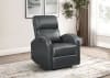 Grant Upholstered Power Recliner Chair in Grey by Coaster - COA-601499P - Image 2 of 0