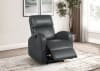 Grant Upholstered Power Recliner Chair in Grey by Coaster - COA-601499P - Image 3 of 0
