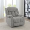 Houston Upholstered Power Lift Recliner Chair in Grey by Coaster - COA-602284P - Image 2 of 0