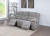 Gilson Chenille Upholstered Reclining Sofa in Grey by Coaster - COA-602551 - Image 3 of 0