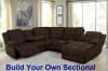 Belize Build Your Own Power Reclining Sectional in Brown Performance Fabric by Coaster - 602570P-BYO - Image 1 of 0