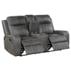 Raelynn Upholstered Motion Reclining Loveseat in Grey Finish by Coaster - 603192 - Image 3 of 0