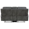 Raelynn Upholstered Motion Reclining Loveseat in Grey Finish by Coaster - 603192 - Image 5 of 0