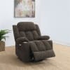Houston Upholstered Power Lift Recliner Chair in Dark Brown by Coaster - COA-603233P - Image 3 of 0