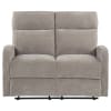 Hamilton Manual Reclining Loveseat in Sand Finish by Coaster - 603372 - Image 3 of 0