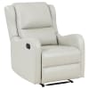 Kelsey Upholstered English Arm Recliner Chair in Ivory by Coaster - COA-609373 - Image 4 of 0