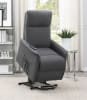 Charcoal Performance Fabric Power Lift Recliner by Coaster - 609406P - Image 1 of 0