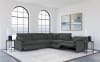 Collins 5 Piece Modular Power Reclining Sectional Sofa in Dark Grey by Coaster - COA-609530P - Image 2 of 0