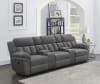 Bahrain 5 Piece Reclining Theater Seating in Charcoal Chenille by Coaster - 609541T - Image 1 of 0