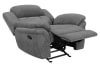 Bahrain Glider Recliner in Charcoal Chenille by Coaster - 609543 - Image 4 of 0