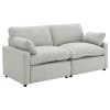 Collins Upholstered Modular Power Reclining Loveseat in Grey by Coaster - COA-609562P - Image 1 of 0