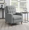 Grey Fabric Push Back Recliner by Coaster - 609567 - Image 2 of 0