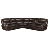 Sycamore Upholstered Power Reclining Sectional Sofa in Brown by Coaster - COA-610190P - Image 4 of 0
