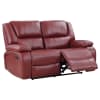 Camila Upholstered Motion Reclining Loveseat in Deep Red by Coaster - COA-610242 - Image 4 of 0