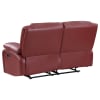 Camila Upholstered Motion Reclining Loveseat in Deep Red by Coaster - COA-610242 - Image 5 of 0