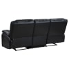 Camila Upholstered Motion Reclining Sofa in Black by Coaster - COA-610244 - Image 5 of 0