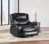 Camila Upholstered Motion Reclining Chair in Black by Coaster - COA-610246 - Image 3 of 0