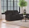 Brentwood Upholstered Motion Reclining Loveseat in Charcoal by Coaster - COA-610285 - Image 2 of 0