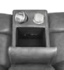 Conrad Gliding Reclining Console Loveseat in Grey Performance Leatherette by Coaster - 650355 - Image 5 of 0