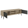 Allie 71"Inch 2-Door Wood TV Stand in Distressed Pine Finish by Coaster - COA-701076 - Image 3 of 0