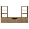 Tabby 60"Inch 3-Piece TV Stand Entertainment Center in Mango Finish by Coaster - COA-701702-3 - Image 1 of 0