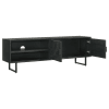Marsden 70"Inch 2-Door Mango Wood TV Stand in Charcoal Black Finish by Coaster - COA-703003 - Image 4 of 0