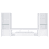 Jude 71"Inch 3-Piece TV Stand Entertainment Center in White High Gloss Finish by Coaster - COA-704251-3 - Image 1 of 0