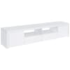 Jude 79-Inch 2-Drawer Wood TV Stand in White High Gloss Finish by Coaster - COA-704262 - Image 1 of 0