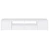 Jude 79-Inch 2-Drawer Wood TV Stand in White High Gloss Finish by Coaster - COA-704262 - Image 5 of 0