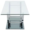 Danville 3 Piece Glass Top Coffee Table Set in Mirror and Chrome Finish by Coaster - COA-704988 - Image 5 of 0