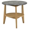 Bradley 3 Piece Round Cocktail Table Set in Grey and Natural Finish by Coaster - 706448-S3 - Image 3 of 0