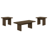 Decker 3 Piece Cocktail Table Set in Walnut Oak Finish by Coaster - 706488-S3 - Image 2 of 0