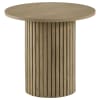 Hamlyn 3 Piece Round Cocktail Table Set in Natural Oak Finish by Coaster - 706498-S3 - Image 3 of 0