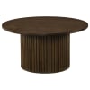 Hamlyn 3 Piece Round Cocktail Table Set in Walnut Finish by Coaster - 706518-S3 - Image 5 of 0