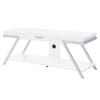 Marcia 60"Inch 1-Drawer Wood TV Stand in White High Gloss Finish by Coaster - COA-708152 - Image 5 of 0