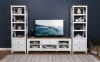 Hollis 67"Inch 2-Door Wood TV Stand w/Drawer in Brown and White Finish by Coaster - COA-708253 - Image 3 of 0