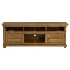 Payne 70"Inch TV Stand Media Console in Distressed Brown Finish by Coaster - COA-710043 - Image 3 of 0