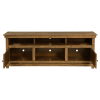 Payne 70"Inch TV Stand Media Console in Distressed Brown Finish by Coaster - COA-710043 - Image 4 of 0
