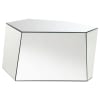 Capella 3 Piece Mirrored and Silvered Coffee Table Set in Mirror and Silver Finish by Coaster - COA-710446 - Image 3 of 0