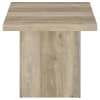 Devar 3 Piece Square Cocktail Table Set in Distressed Pine Finish by Coaster - 710878-S3 - Image 4 of 0