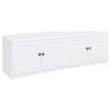 Laughlin 78"Inch 3-Piece TV Stand Entertainment Center in White Finish by Coaster - COA-724113-3 - Image 5 of 0