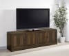 Laughlin 78"Inch 4-Door TV Stand in Dark Pine Finish by Coaster - COA-724123 - Image 2 of 0