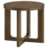 Kessler 3 Piece Round Cocktail Table Set in Brown Finish by Coaster - 735998-S3 - Image 3 of 0