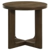 Kessler 3 Piece Round Cocktail Table Set in Brown Finish by Coaster - 735998-S3 - Image 4 of 0