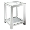 Valentina 3 Piece Mirrored Coffee Table Set in Silver and Mirror Finish by Coaster - COA-736218 - Image 5 of 0